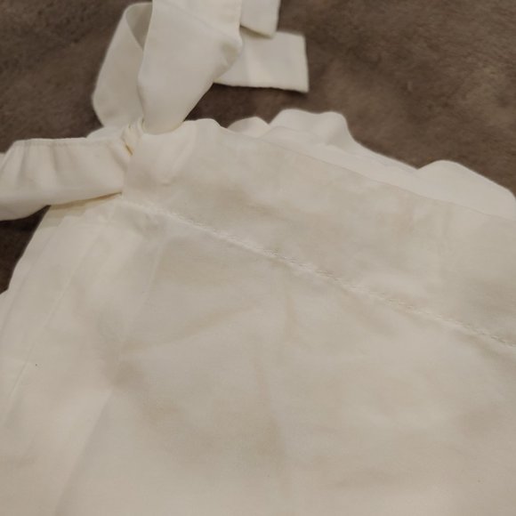 Hilfiger H Label Vintage White Silk Blend Harlem Pants Size 10 - Picture 16 of 16